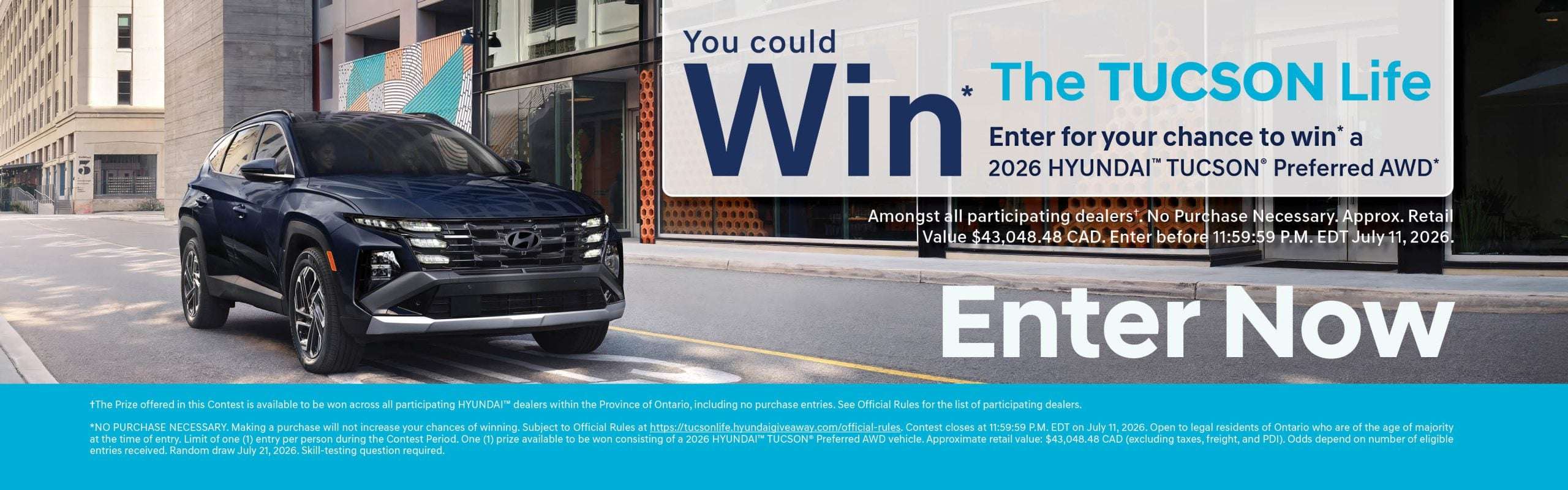 TUCSON Giveaway at Gyro Hyundai in Leaside, GTA, Toronto
