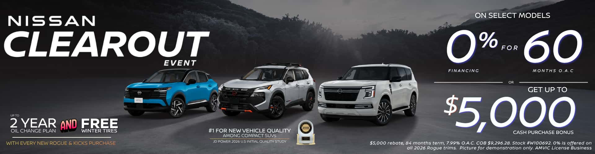 Nissan Clearout Inventory Calgary