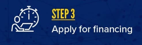 Step 3 apply for financing