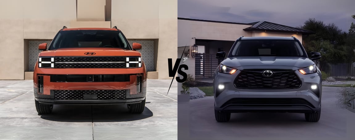 2025 Hyundai Santa Fe vs. 2025 Toyota Highlander