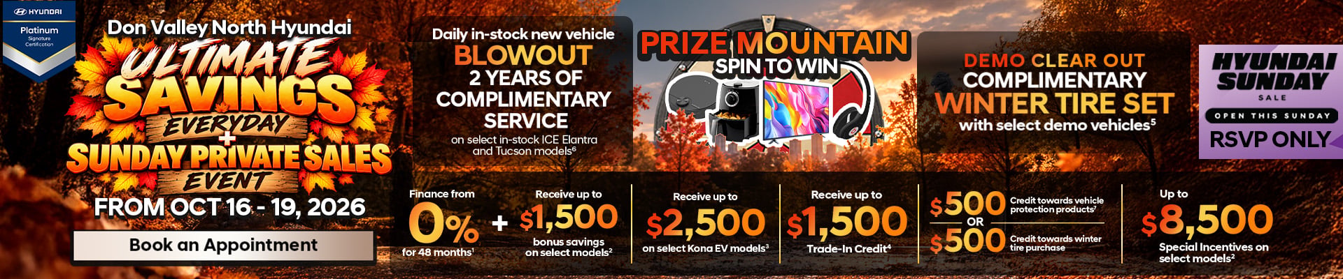 DVNH Ultimate Savings Everyday + Hyundai Sunday Private Sales Event