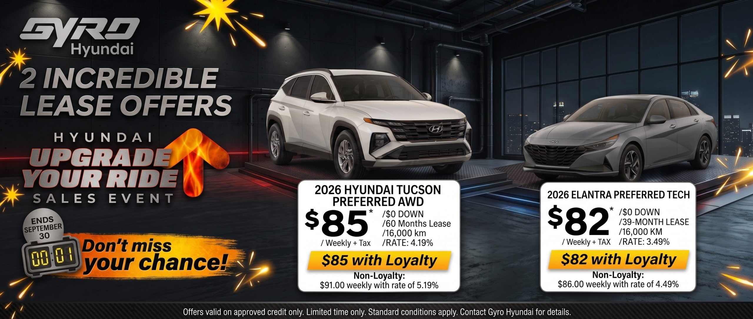 Gyro Hyundai September Last Minute Deals - Hyundai Upgrade Your Ride Sales Event