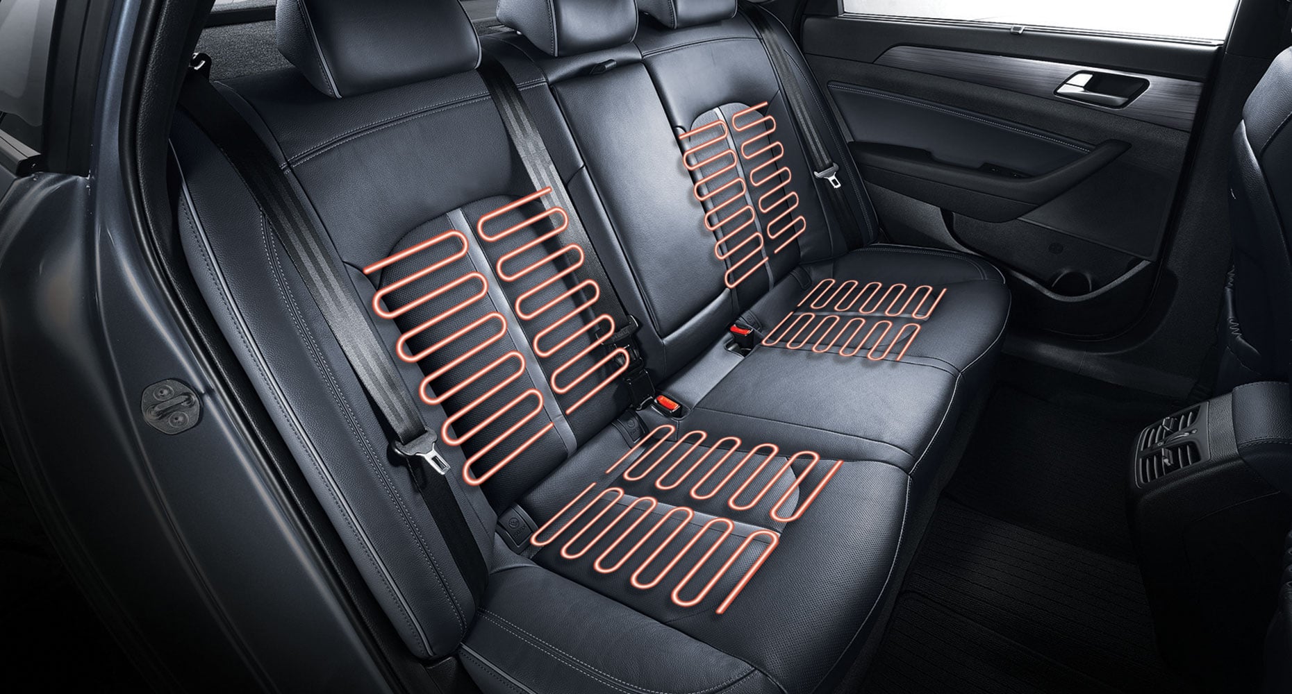 Standard heated front seats and steering wheel