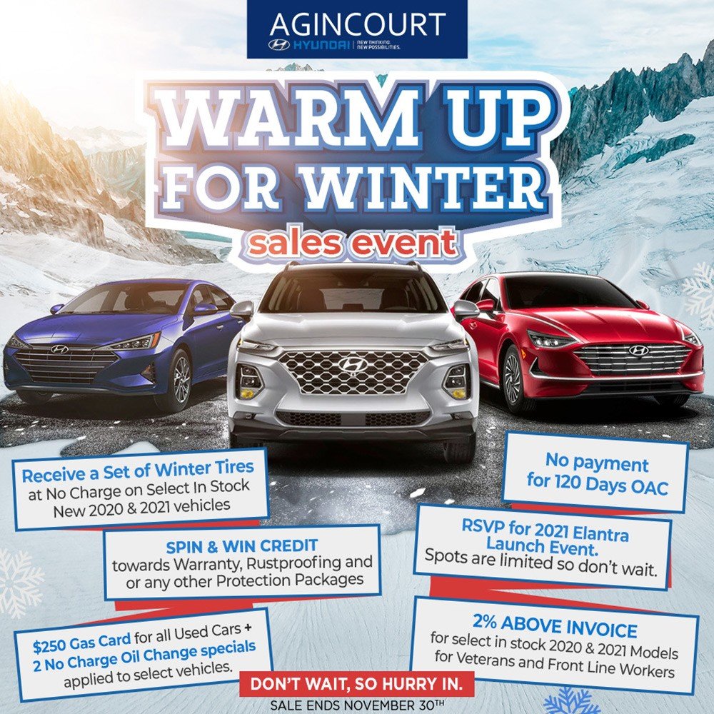 Warm up for Winter Sales Event