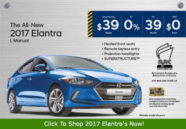 Shop 2017 Elantra's Now!