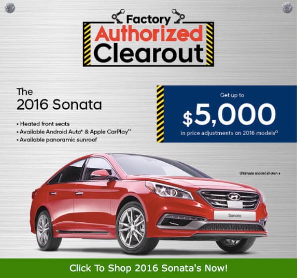 Shop 2016 Sonata's Now!