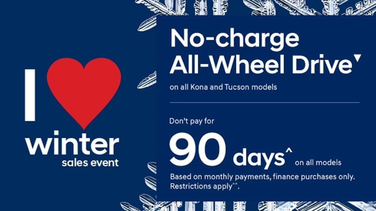 Hyundai 2020 winter clearance sale