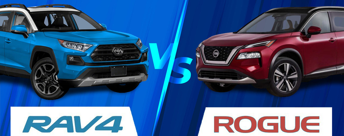2021 Nissan Rogue vs 2021 Toyota Rav4 - Royal Oak Nissan