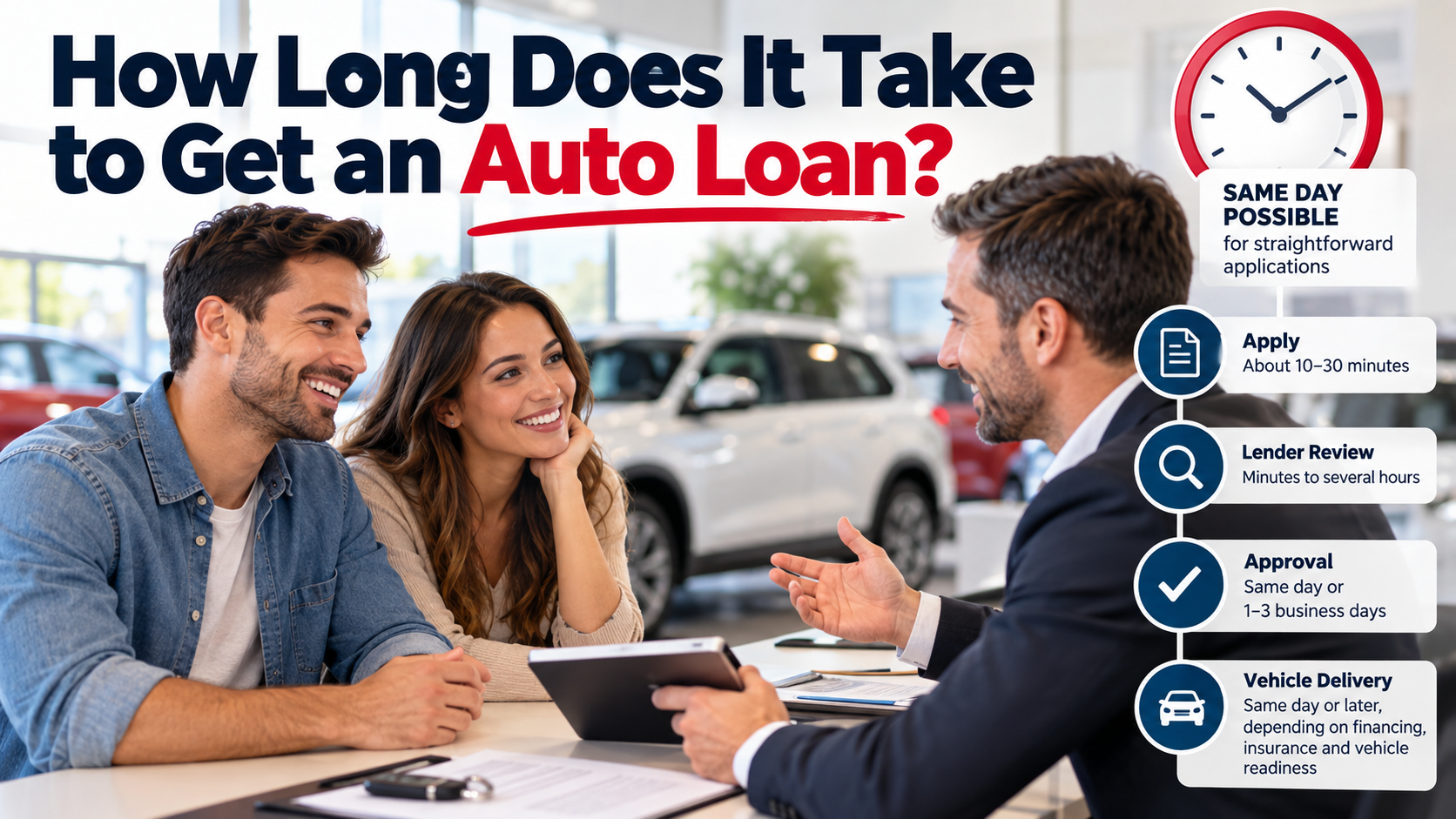 How Long Does It Take to Get an Auto Loan