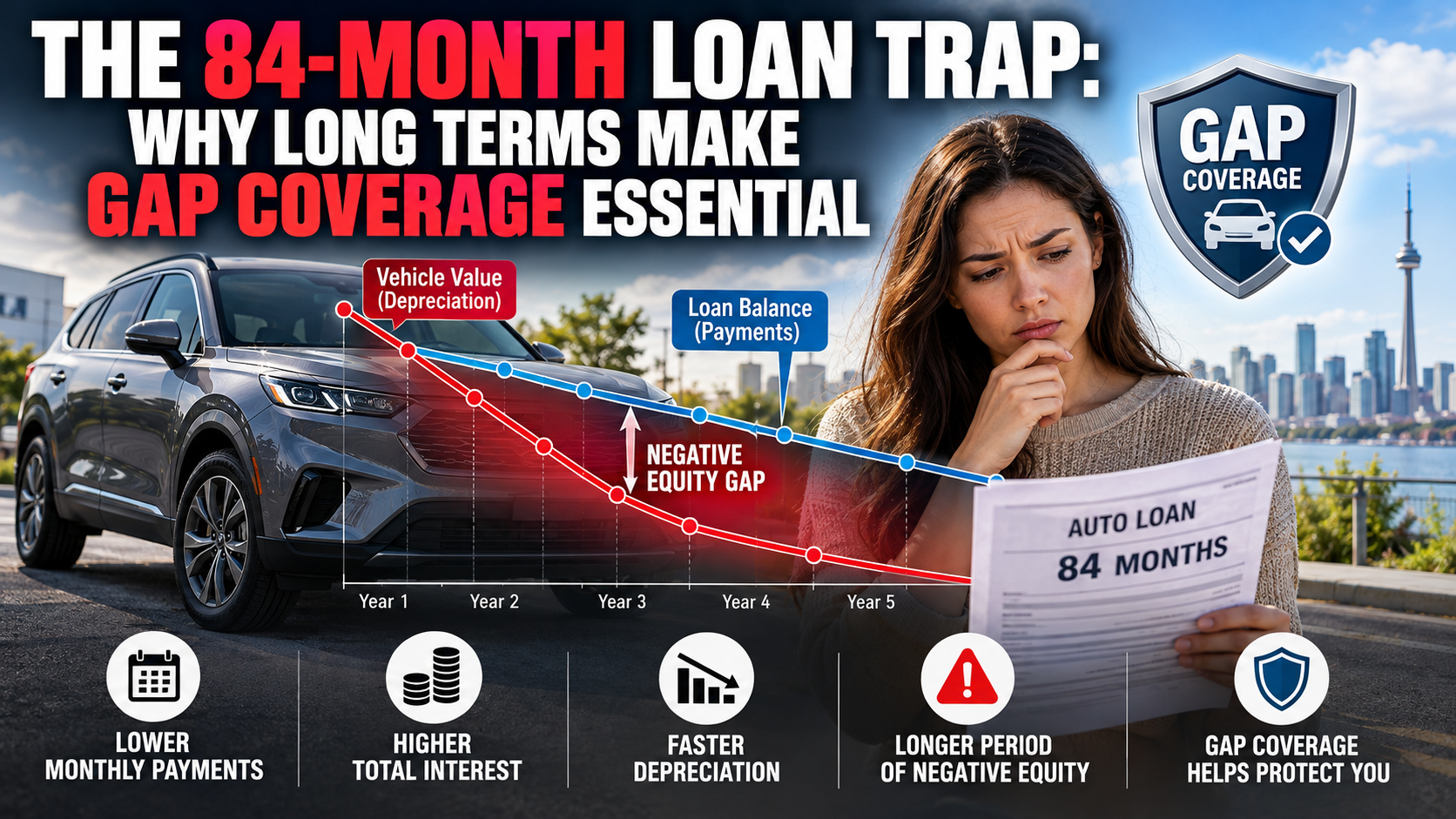 The 84-Month Loan Trap Why Long Terms Make GAP Coverage Essential