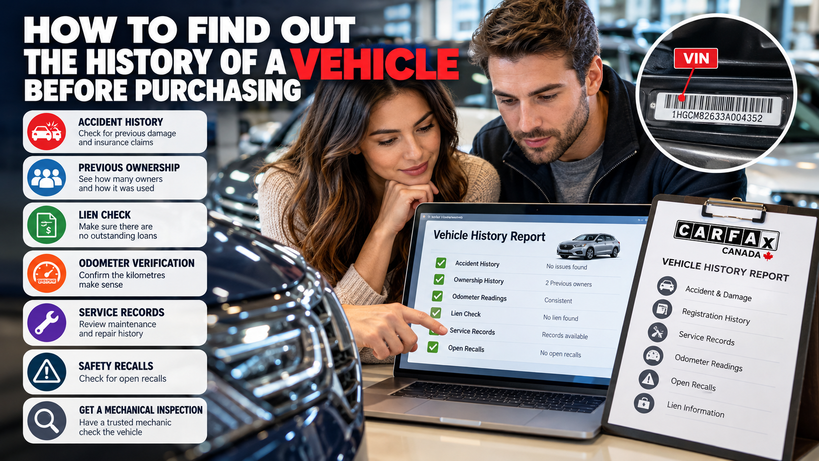 How to Find Out the History of a Vehicle Before Purchasing in Ontario
