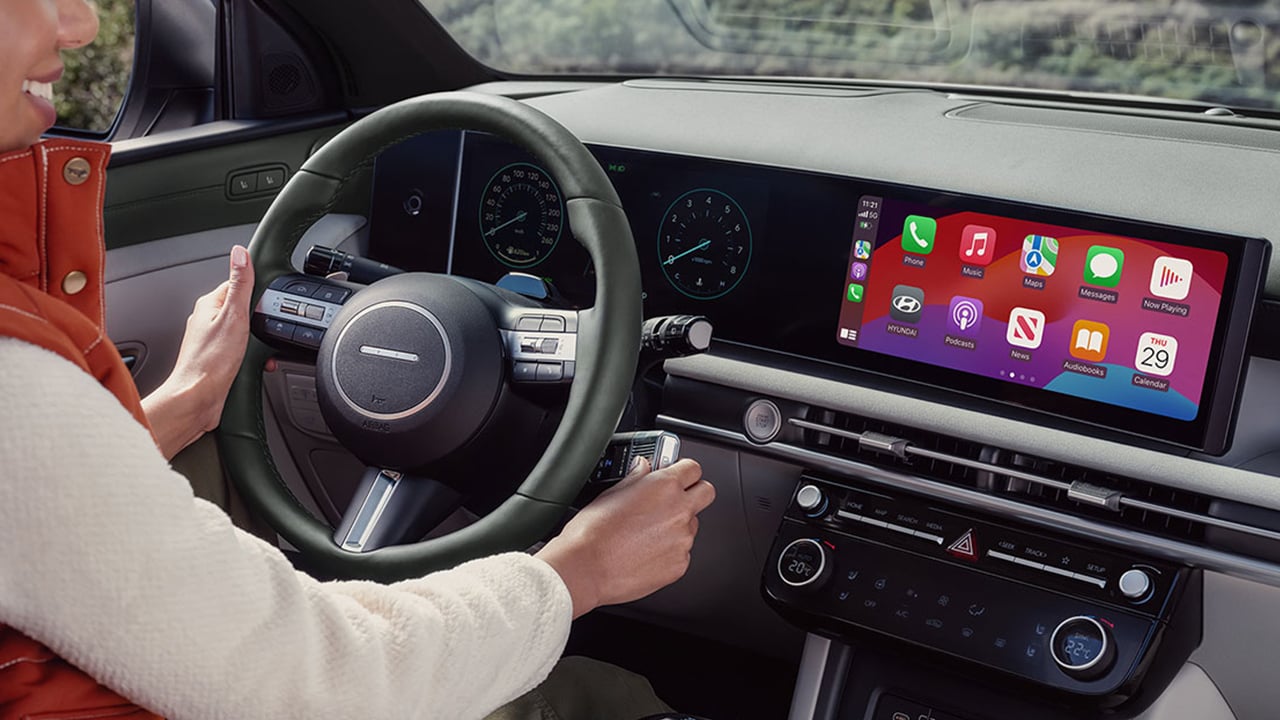 Vue intérieur du Hyundai Tucson 2026 et de sa technologie
