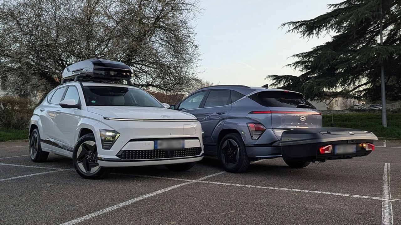 Vue d'ensemble de divers accessoires d'origine Hyundai installés sur un véhicule