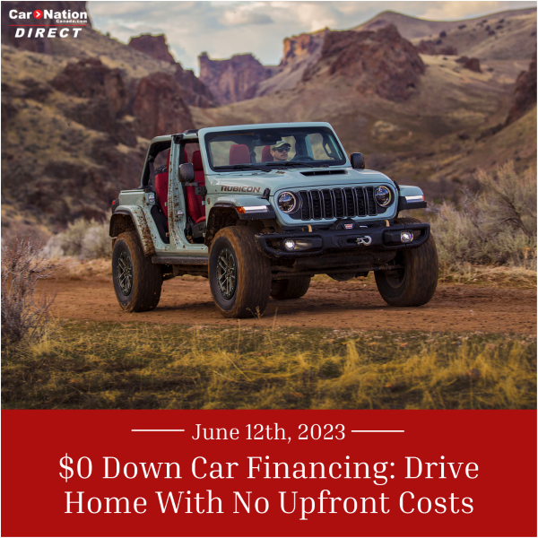 0 Down Car Financing Drive Home With No Upfront Costs