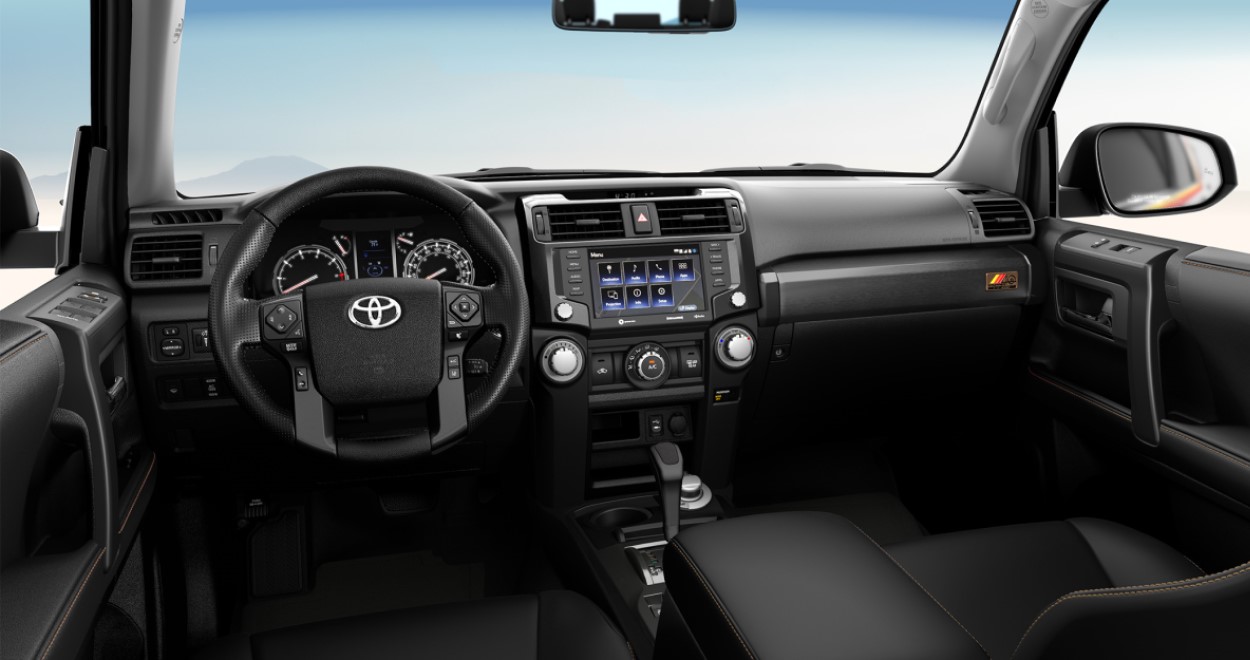 Interior view of the 2024 Toyota 4Runner.