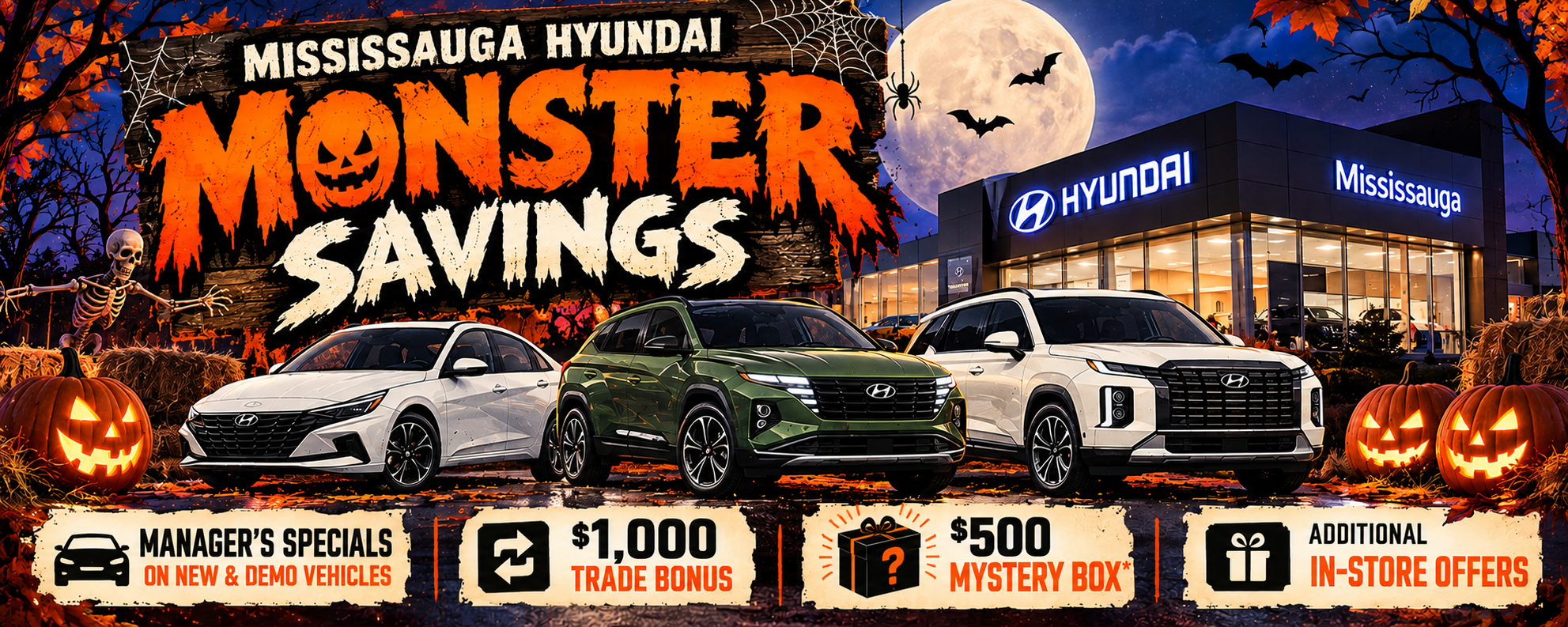 Mississauga Hyundai Monster Savings Halloween Event