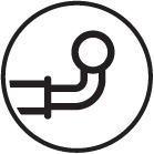 Available factory integrated tow hitch